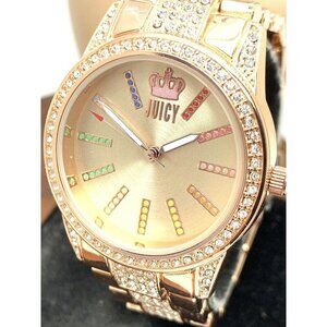 Juicy By Juicy Couture Women's Watch JC/5014 Quartz Rose Gold Steel 34mm